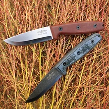 [BROTHER F006] 60HRC 440C Лезвие Нож с фиксированным лезвием Scandi Bushcraft ножи прямой тактический охотничий кемпинг EDC инструмент