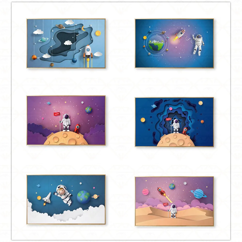 5D алмазная живопись космическая Вселенная современная картина Алмазная вышивка