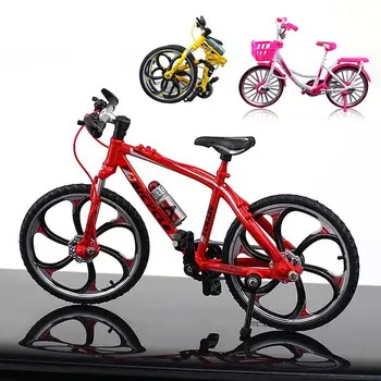 

1:10 Mini Metal Road Bicycle Model Toys Curved Racing Cycle Cross Mountain Bike Replica Collection Diecast for Children Gift