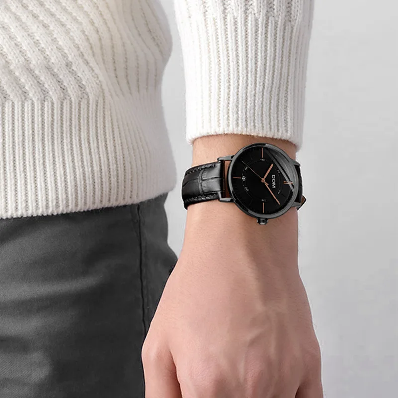 

Analog Watch OEM Processing Gift Customization DOM Brand Watrproof Watch Casual MEN'S Watch