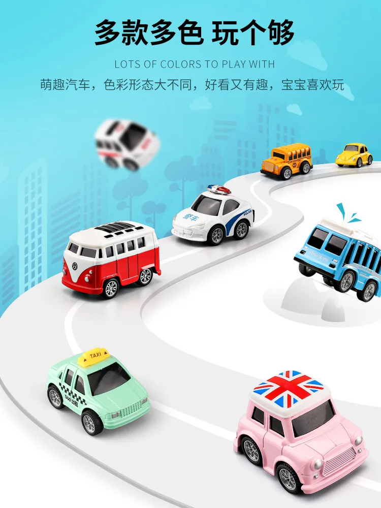 

Model Police Car Alloy Models CHILDREN'S Toy Car Excavator Ambulance Bus Car Model with Age of 3-5
