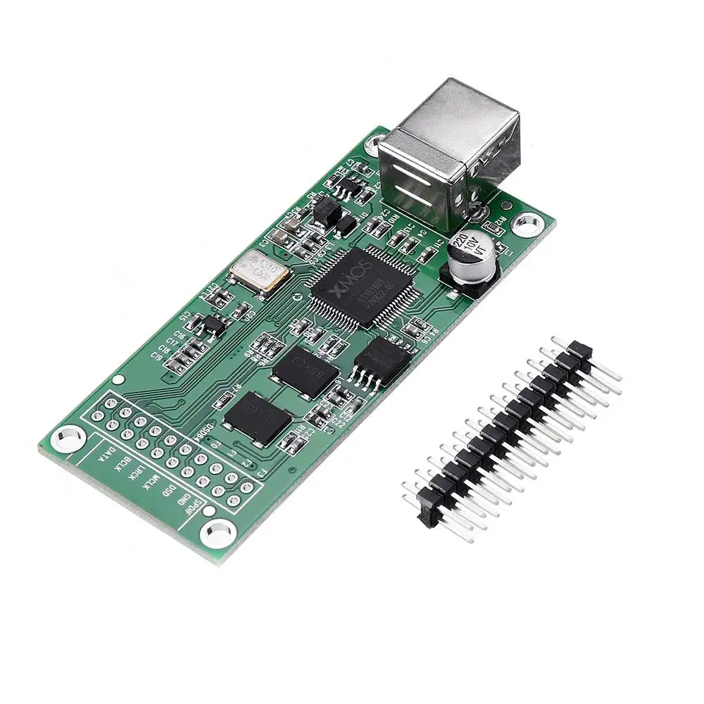 Interface de Áudio Assíncrono para Es9038 Nova Xmos Sitime Cristal Usb Digital u8 Atualizar Módulo Amanero Dac C6-006 Receptor Xu208