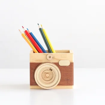 

Factory Direct Sales Creative Ins Camera Model Pencil Vase Decoration Desktop Office Stationery Storage Student Gifts