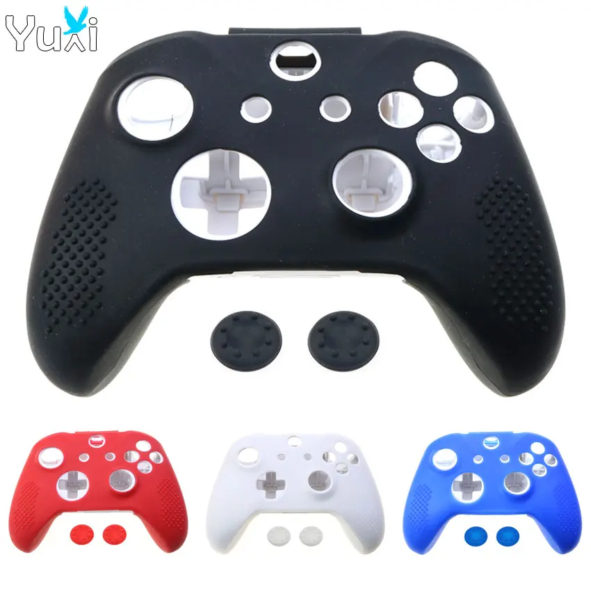 Силиконовый чехол YuXi для геймпада Xbox One S резиновый защитный тонкие колпачки