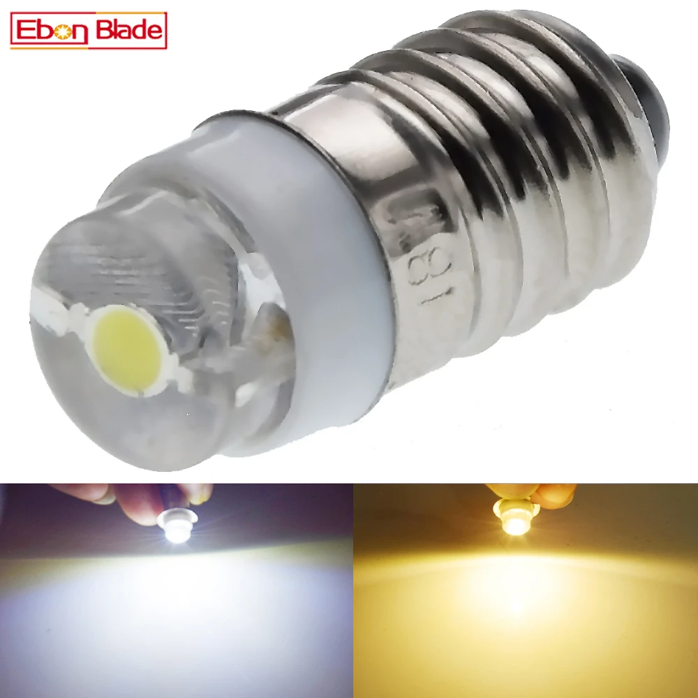 1pc E10 Screw Bulb Replacement Torchlight Head Bulb DC 3V 200lumen Cree LED 3W 