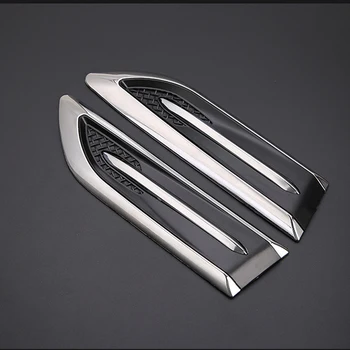 

2 pcs / set ABS Chrome Finish Badge Decoration Sport for Acura RLX CL EL CSX ILX MDX NSX RDX RL SLX TL TSX Vigor ZDX