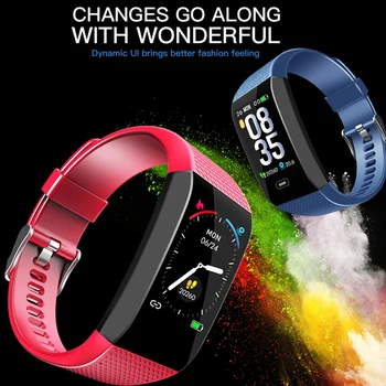 

CK28 Smart Watch Heart Rate Monitor Sleep Monitor Fitness Watch Blood Pressure wristband Bluetooth Smart Bracelet