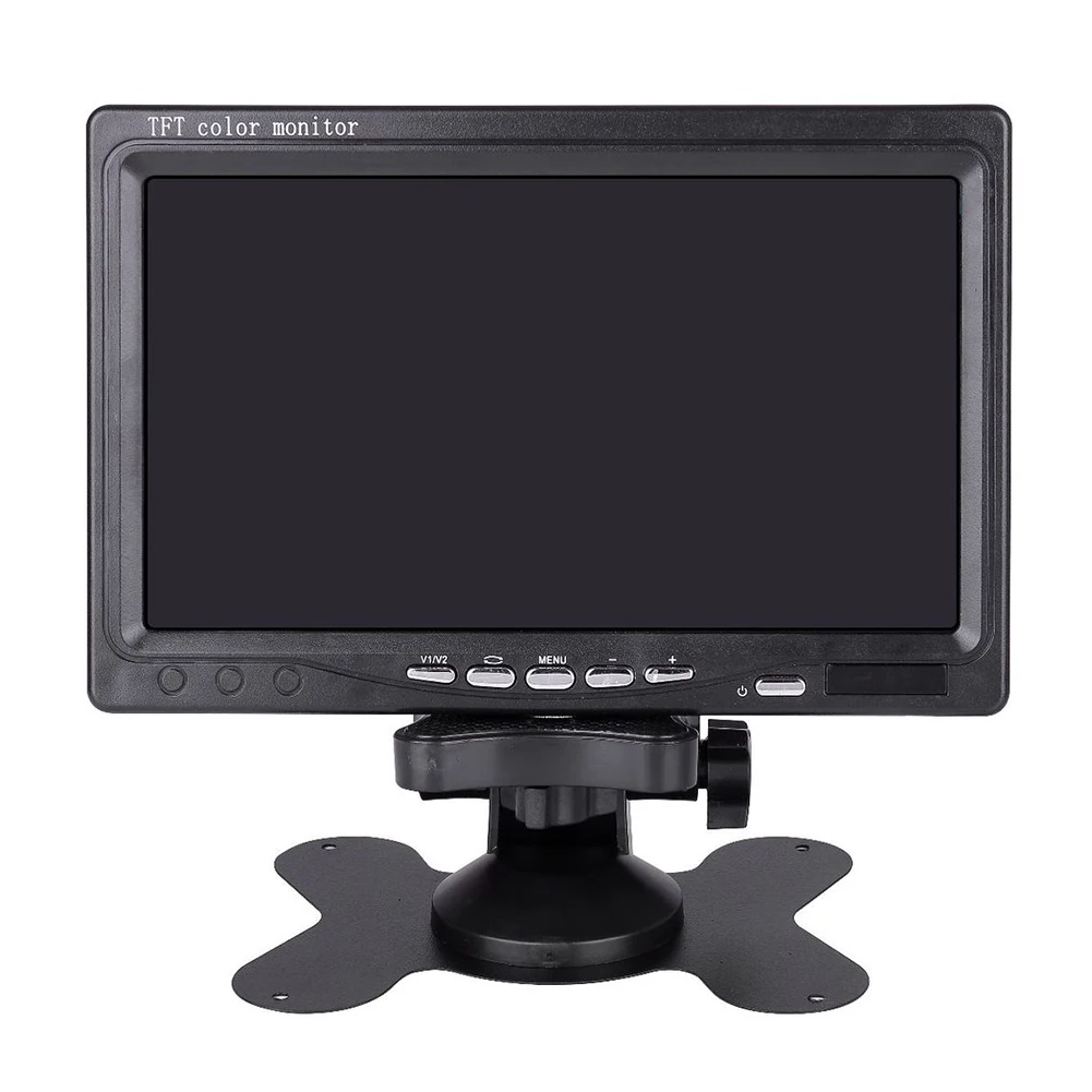 

7 Inch Remote Control LCD Wired Back Up HD Display Universal Bus Stable Reverse Camera Truck Parking Auto Wake-up Car Monitors