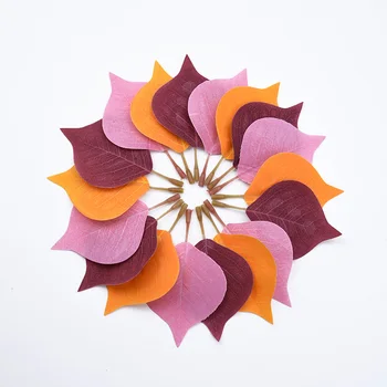 

10/30pcs Maple leaf Multicolor artificial plants diy gifts candy box christmas decorations for home wedding flower for scrapbook