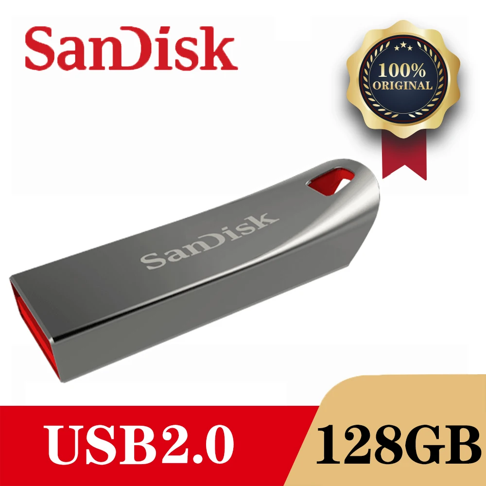 SanDisk CZ71 USB флеш-накопитель 128 ГБ/64 Гб/32 ГБ/16 ГБ флеш-накопитель Флешка флеш-диск USB 2,0 карта памяти usb диск USB флеш-накопитель
