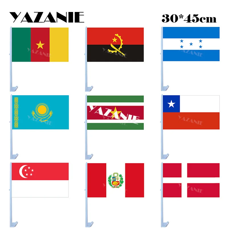 YAZANIE 30*45 см Камерун Ангола гонрас Суринам Чили Сингапур Перу Дания датский