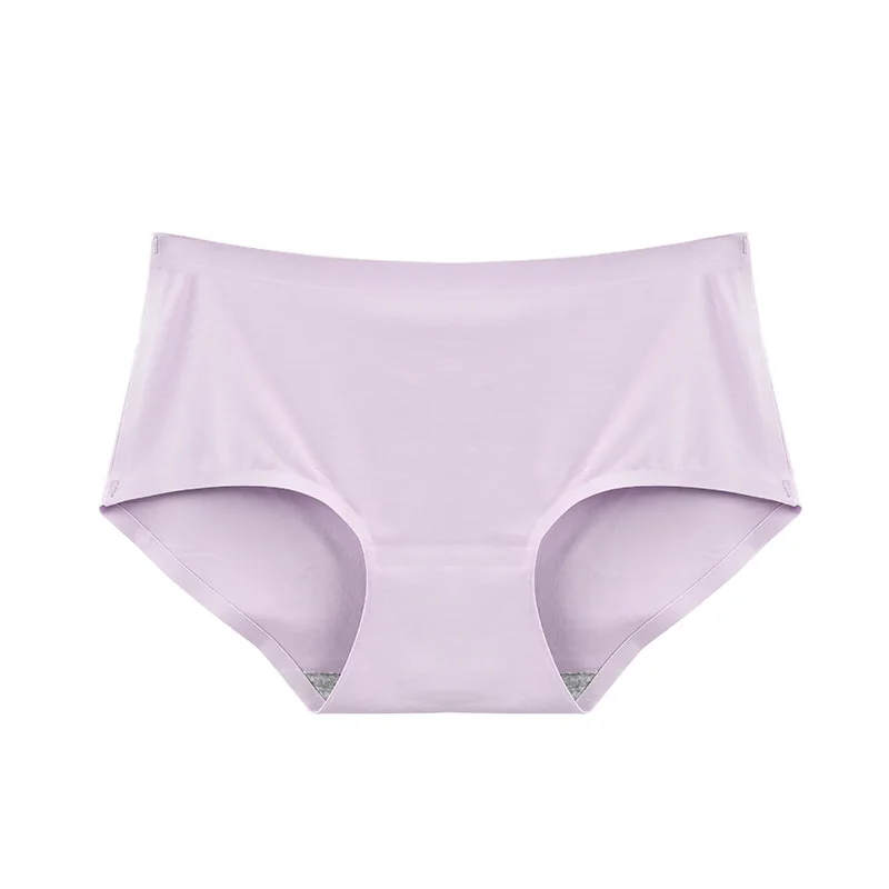 Purple 4XL женские сексуальные бесшовные трусики, дышащие трусики, полые трусы размера плюс, дамское нижнее белье, фабричная, OEM дизайн - Цвет: Purple