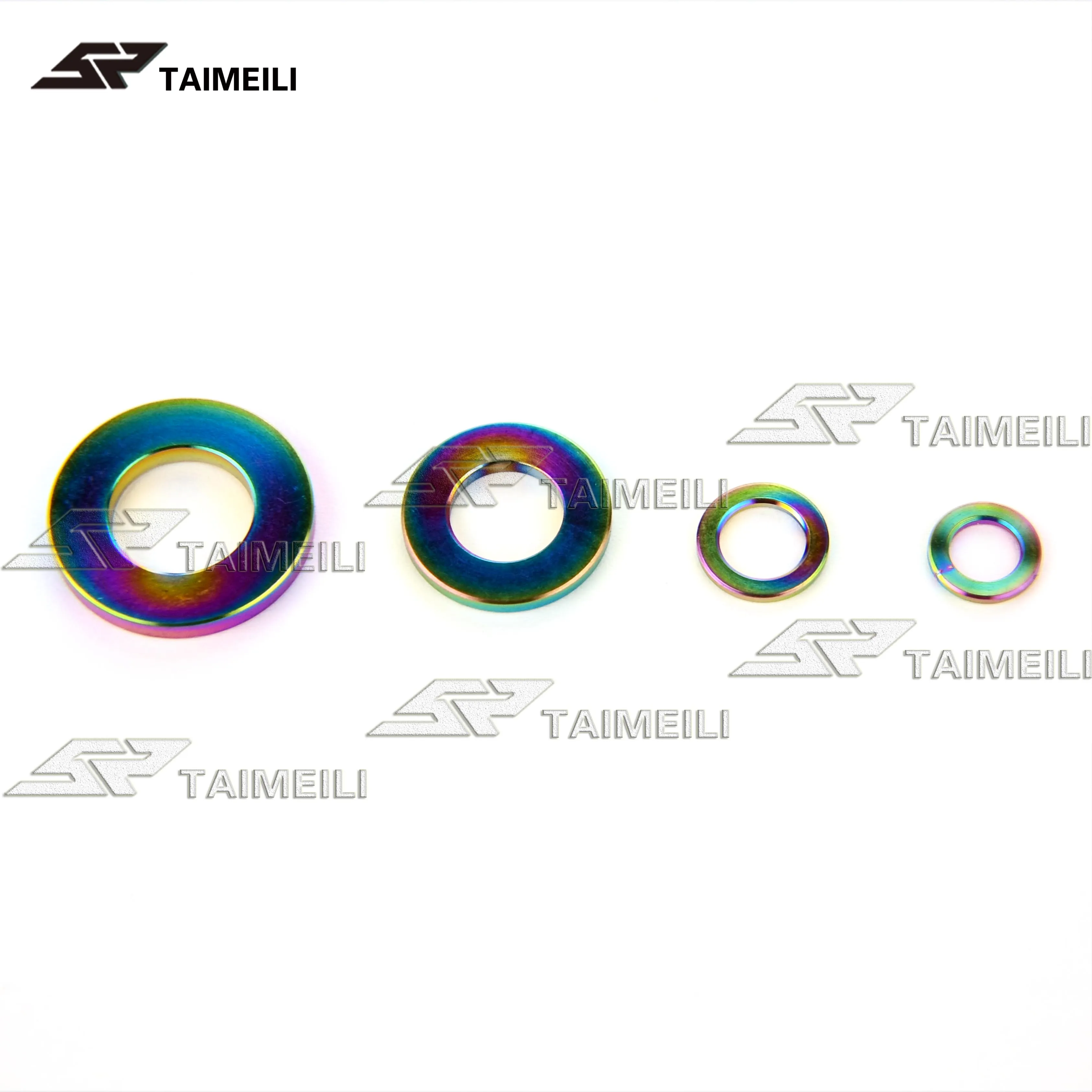 TAIMEILI титановый сплав плоская прокладка m5m6m8m10 цветная прокладка