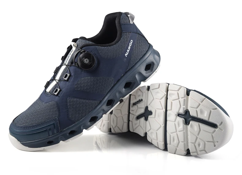 2020 AUUPGO non-locking mtb shoes bicycle sneakers cycling shoes road mountain bike shoes men leisure ultralight breathable blue