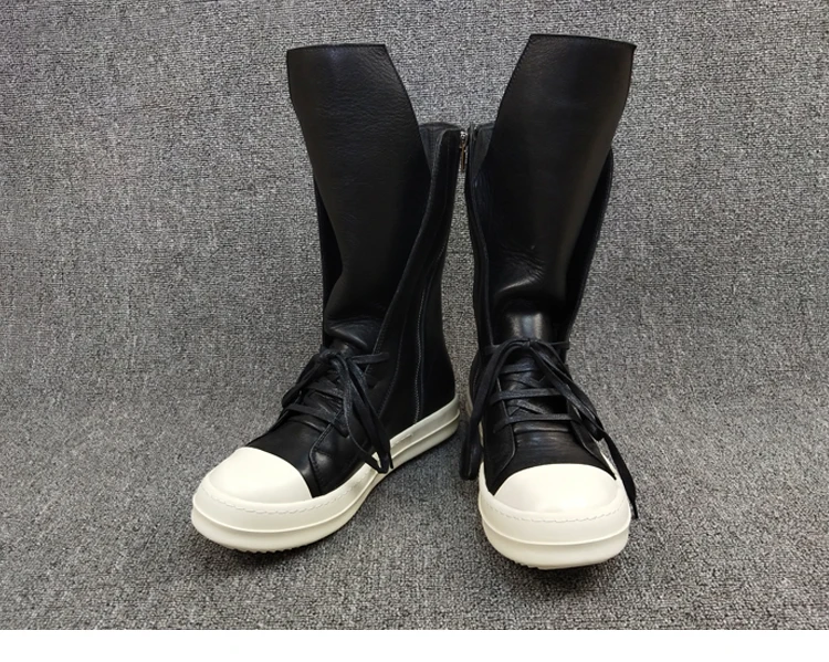 Zapatillas altas negras de moda para hombre y mujer - Club de ofertas reales