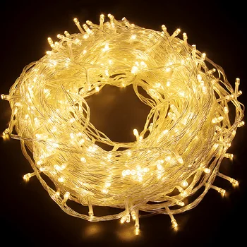 10/20/50/100M Xmas Outdoor Kerstverlichting Led String Verlichting Luces Decoracion Garland Fairy Licht party Wedding Holiday Lamp 10/20/50/100M Xmas Outdoor Kerstverlichting Led String Verlichting Luces Decoracion Garland Fairy Licht party Wedding Holiday Lamp