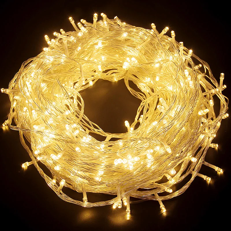 

10/20/50/100m Xmas Outdoor Christmas Lights LED String Lights Luces Decoracion Garland Fairy Light Party Wedding holiday Lamp