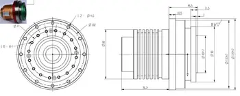 

Integrated servo motor robot joint
