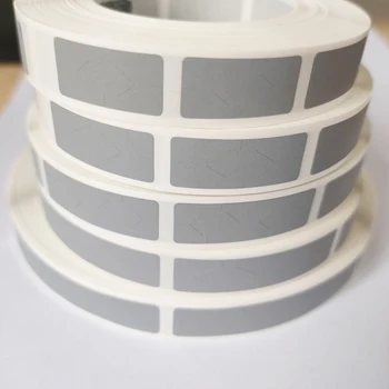 1000pcs /Lot 10mm Width Grey Silver SCRATCH OFF Sticker DIY Manual Hand Made Scratched Stripe Card Film 1