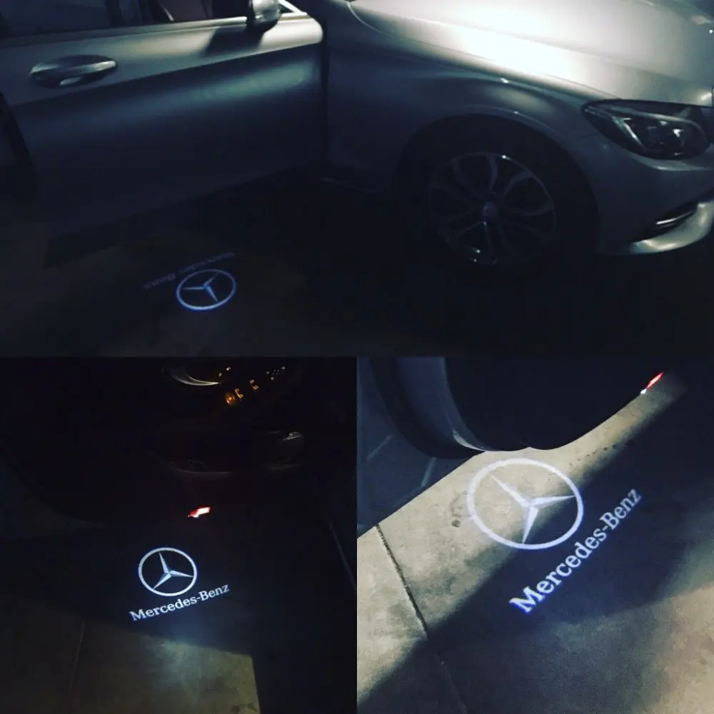 Светодиодный приветственный светильник для Mercedes Benz W205 W176 W246 W242 W212 W166 X156 GLS E A B C M класс двери автомобиля логотип лазерный проектор лампа