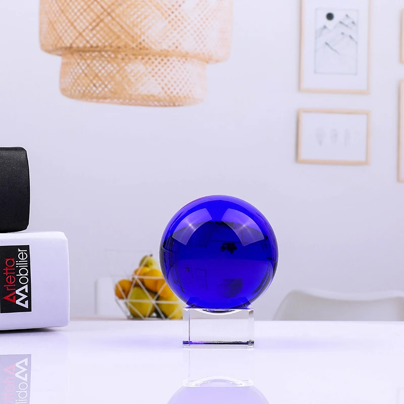 Fengshui Lucky Ball Asian Healing Crystal Decoration Ball Glass Solid Ball Spehre with Stand Fengshui Lucky Ball Asian Healing Crystal Decoration Ball Glass Solid Ball Spehre with Stand