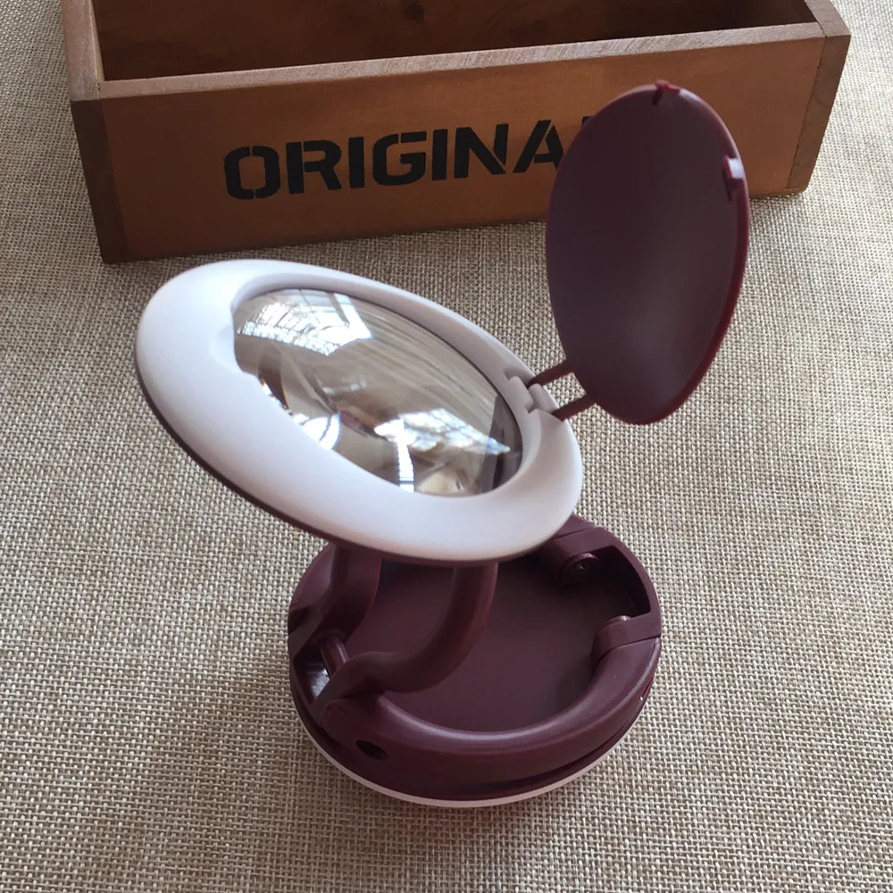 

Gifts For The Elderly And Kids 4.5X 56mm 10 LED Light Illuminate Folding Portable Magnifying Desktop Acrylic Lens Magnifier