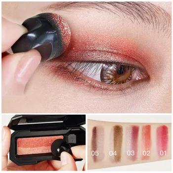 

Sexy double color lazy slat seal, eye shadow, easy to make up, lasting color, earth color eye shadow box.