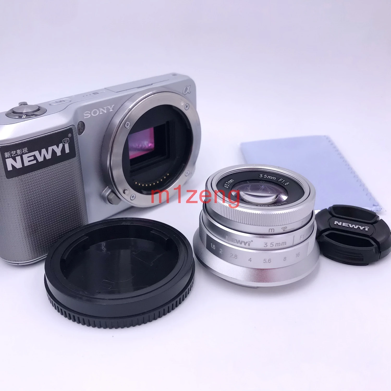 Объектив 35 мм F1.6 для Sony a7r3 a9 A6500 fuji xt30 xe3 xa7 m43 em1 em5 gh5 gf7 canon eosm camera|Объективы