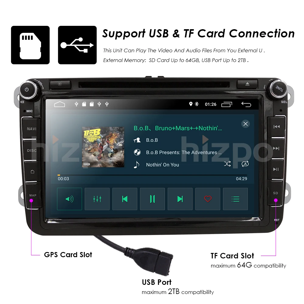Top Hizpo Android 9.0 Navigaton Car Multimedia player For Seat Altea Skoda Volkswagen Polo Touran Passat Golf Amarok Rabbit TPMS SUB 29 Top Hizpo Android 9.0 Navigaton Car Multimedia player For Seat Altea Skoda Volkswagen Polo Touran Passat Golf Amarok Rabbit TPMS SUB 29