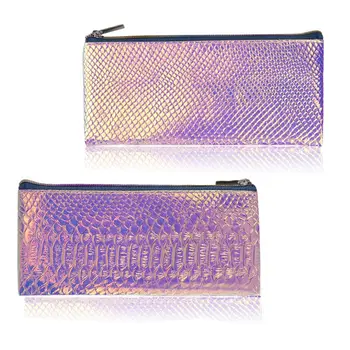 

Cosmetic Bag Makeup Bag Toiletry Travel Bag Handy Holographic Bag Protable Wash Pouch Waterproof Zipper Handbag Carry Case Organ