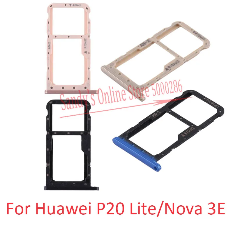 Держатель лотка для sim-карт Huawei P20 lite адаптер считывания слотов карт P20Lite / Nova 3E Nova3e