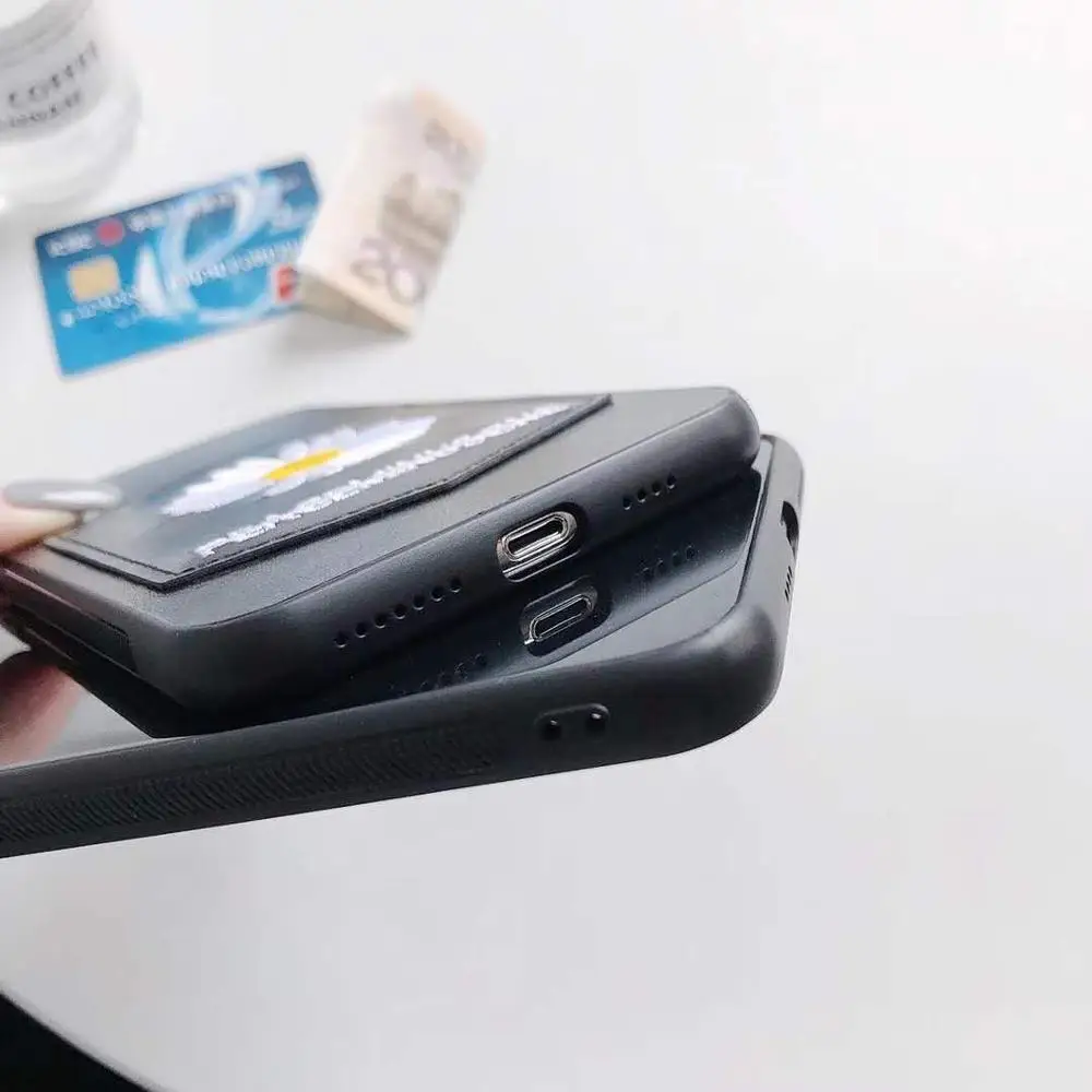 Трендовый бумажник PEACEMINUSONE с маргаритками чехол для телефона iPhone 11 pro max XS XR 7 8 plus