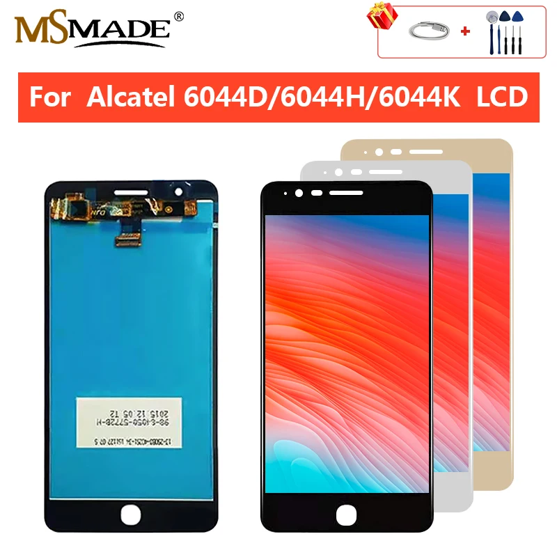 

For Alcatel One Touch Pop Up 6044 6044D OT6044 LCD Touch Screen Digitizer Display Replacement Assembly Parts Free Shipping