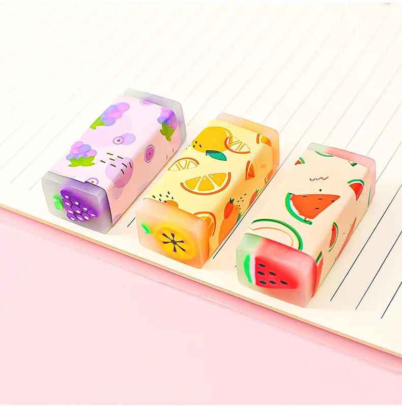 Kawaii Therapy Fruit Erasers - Limited Edition