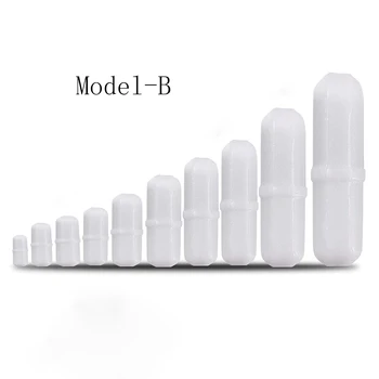 

1pcs/5pcs PTFE Magnetic Model-B Rotary Stirrer Corrosion Resistant Rotary Rod Laboratory Magnetic Mixer Length 6~ 28mm