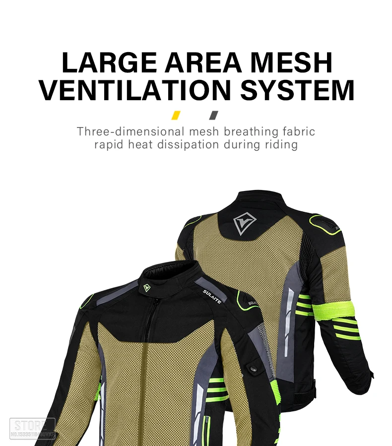 Chaqueta Moto Mesh Motorcycle Jacket for riders28