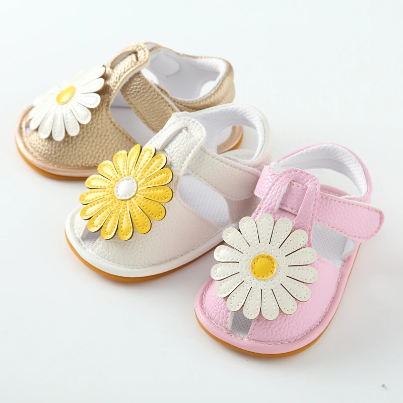 sunflower baby shoes