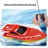 High-speed rowing summer water speed boat children's model competitive endurance toy airplane long-lasting W5M6 1