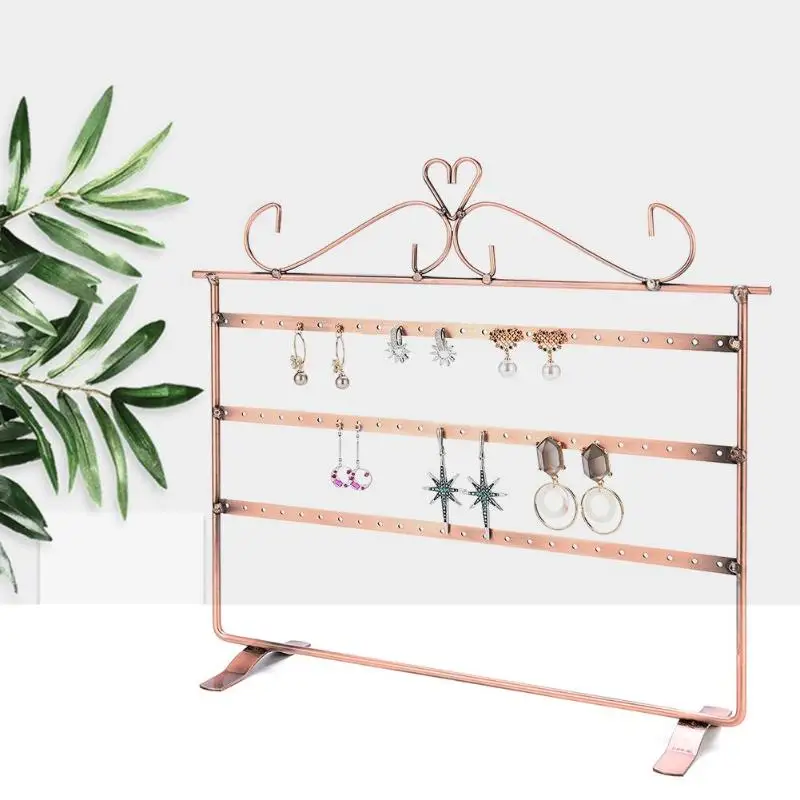  72 Holes Iron Metal Earing/Necklace/Ear Studs Jewelry Display Holder Household/Jewelry Ornament Rac