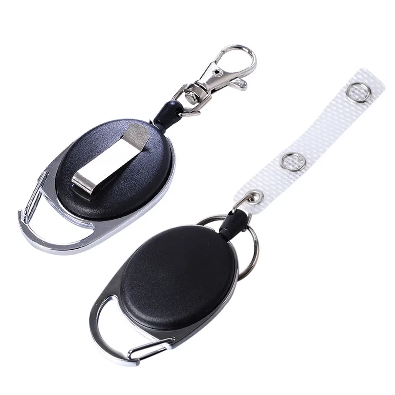 

Camping Telescopic Burglar Chain Key Holder Tactical Keychain Wire Ropes Outdoor Key Rings Return Retractable