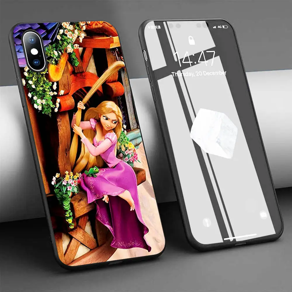 Мягкий силиконовый чехол Coque rapunzel для iPhone 11 Pro Max X 5S 6 6S XR XS 7 8 Plus телефона | Мобильные