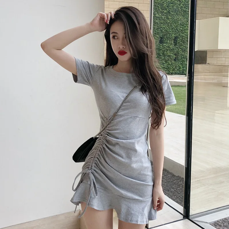 

Very Fairy of France Non-mainstream Platycodon Grandiflorum Skirt Summer Graceful Elegant Sheath Fishtail Black And White with P