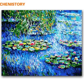 

CHENISTORY Frame Famous Picture Flower DIY Painting By Numbers Abstract Modern Art Painting On Canvas Home Decor For Living Room