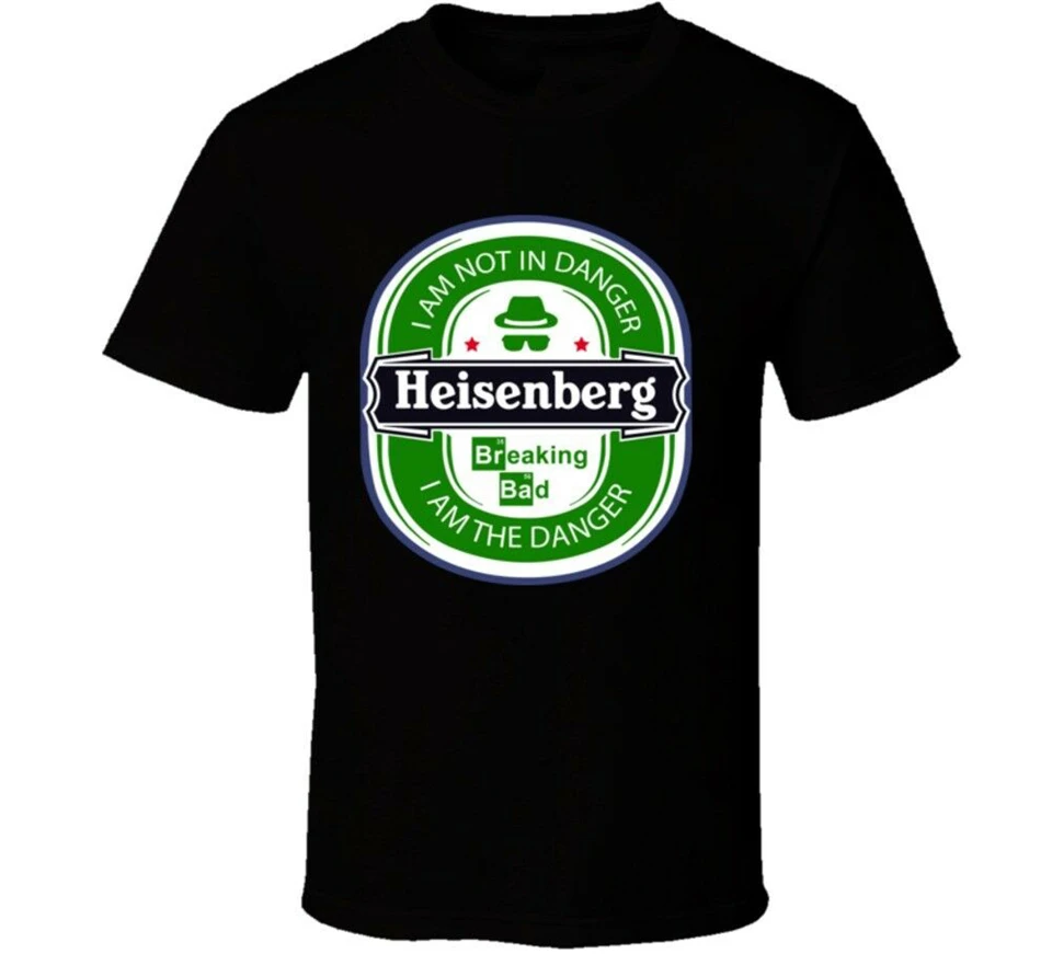 Heisenberg T-Shirt beer breaking bad Tops Tee Shirt Homme Customized | Мужская одежда