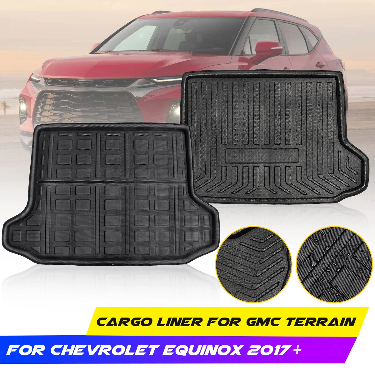 Amazon Com Husky Liners Fits 2018 20 Gmc Terrain Weatherbeater Front 2nd Seat Floor Mats Automotive