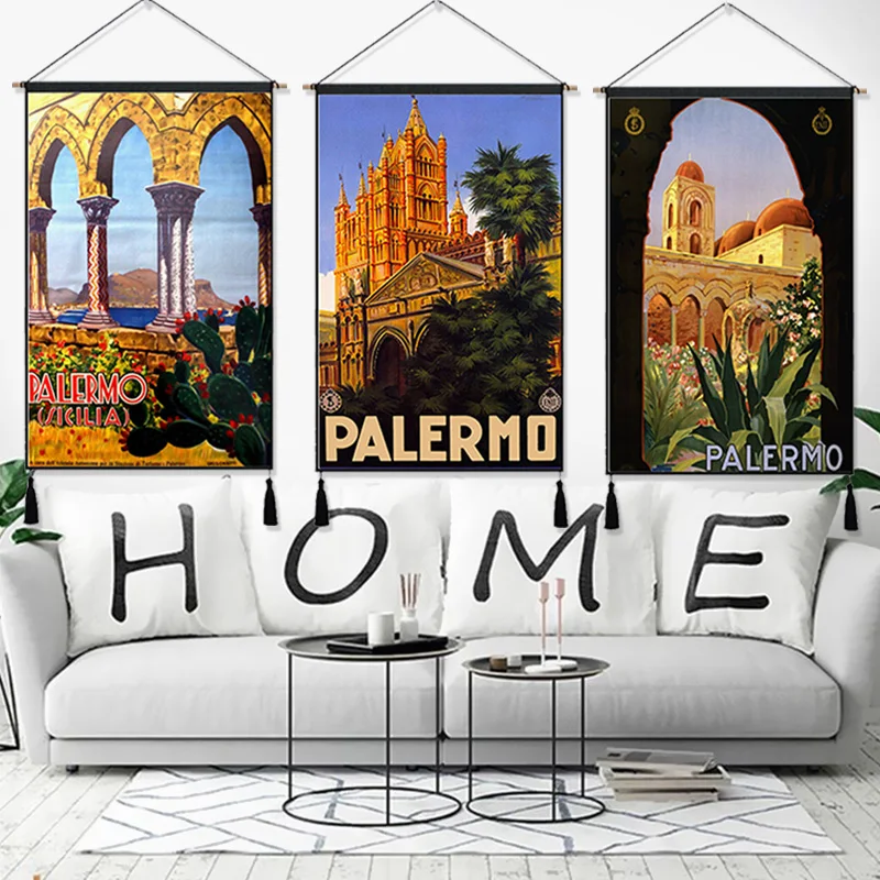 ESTATE IN SICILIA LARGE METAL TIN SIGN POSTER WALL PLAQUE