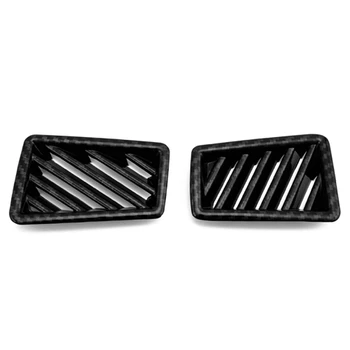 

for Toyota Avalon 2019 2020 Car Carbon Fiber Front Dashboard Air Conditioning Outlet Vent Cover Trim Frame Accessories