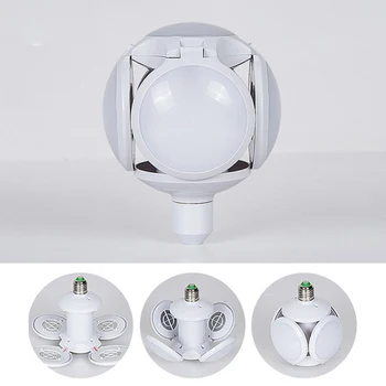 

40W E27 Deformable Led Garage Light Factory Industrial Football Shape Work Lamp Super Bright ABS Home Decor Warehouse Indoor