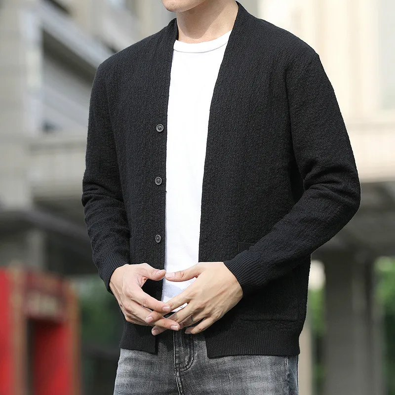 Mens Knitted Cardigan 