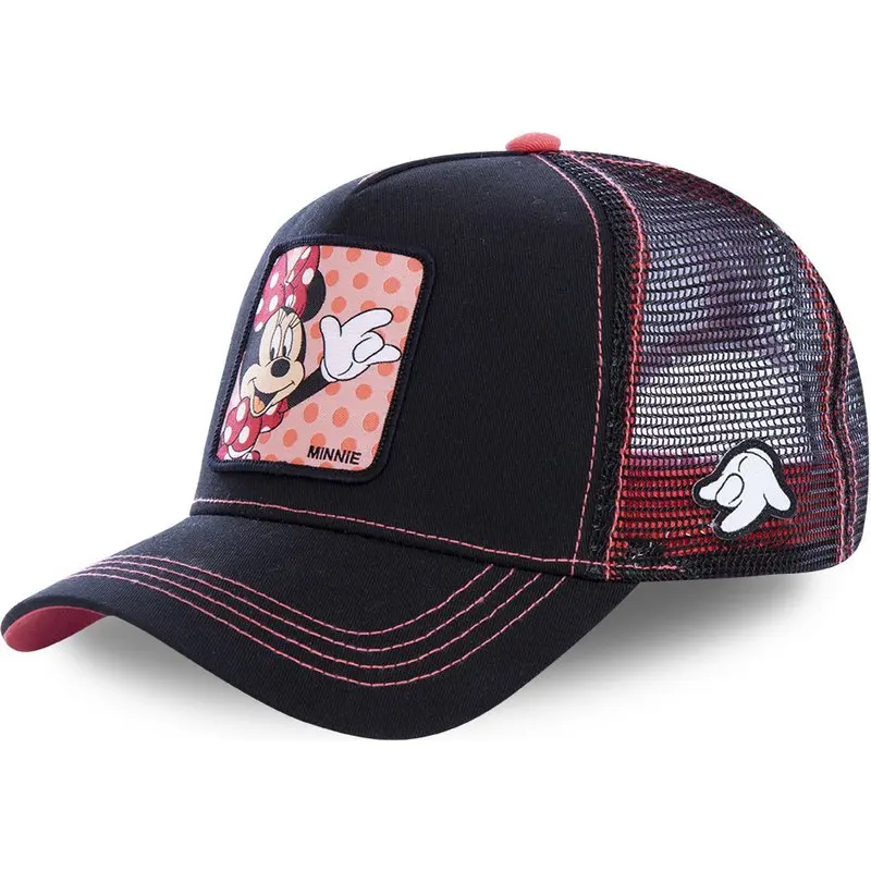 High Quality Disney Animal Mickey Anime Snapback Cotton Baseball Cap Men Women Hip Hop Dad Mesh Trucker Hat Dropshipping